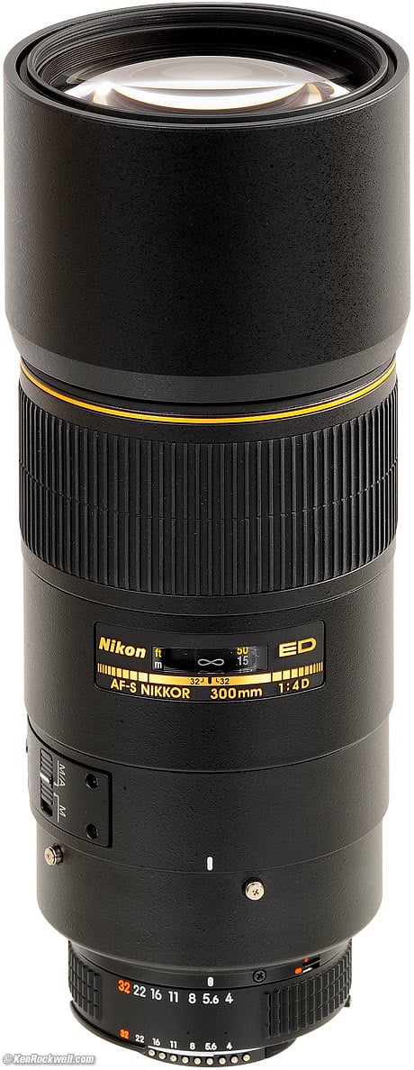 格安限定品【AF不作動】AI AF-S Nikkor 300mm f/4D IF-ED レンズ(単焦点)