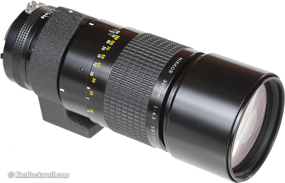 ニコン ai-s nikkor ed 300mm f4.5 - レンズ(単焦点)