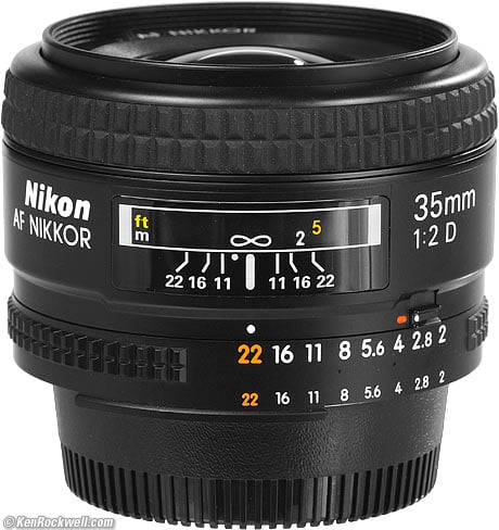 Nikon 35mm f/2 D
