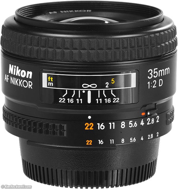 Nikon nikkor 35 f2 Dテレビ・オーディオ・カメラ