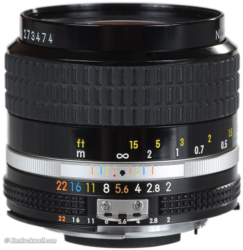 Nikon ニコン Nikkor-O Auto 35mm f2 非Ai - レンズ(単焦点)