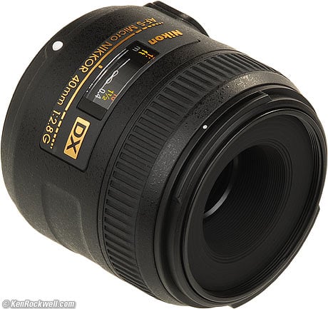 Nikon 40mm f/2.8 DX at 1:1