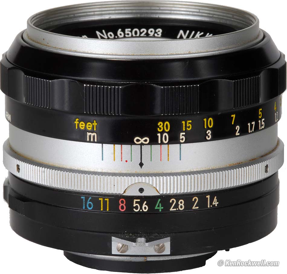 カメラ レンズ(単焦点) Nikon 50mm f/1.4 NIKKOR-S Auto