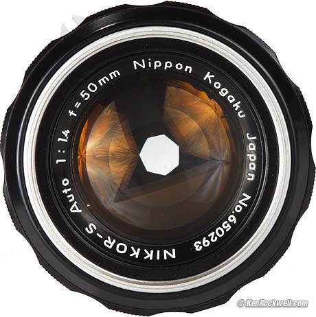 Nikon 50mm f/1.4 non-AI front