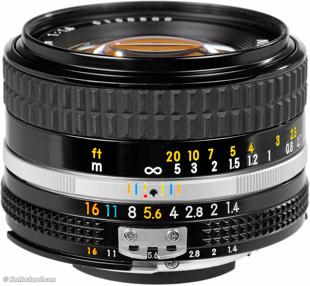 Nikon Ai-S NIKKOR 50mm F1.4と説明書-