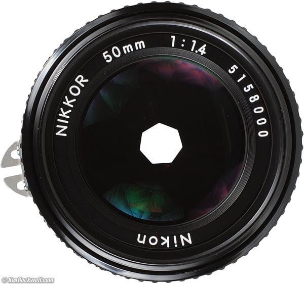 実用品 NIKON AI-S NIKKOR 50mm f1.4 MF Y003-