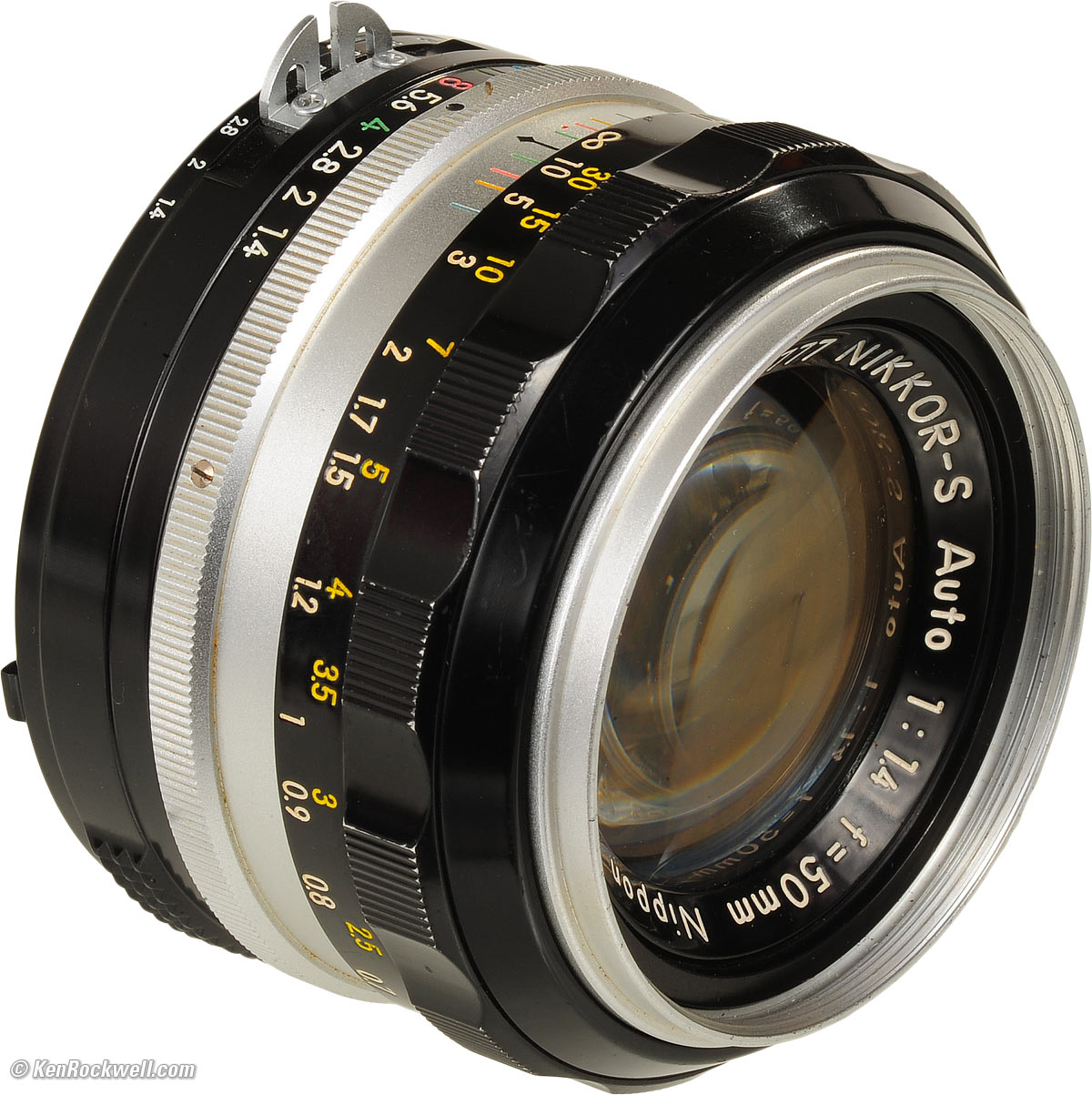 【お得品質保証】美品 NIKON　NIKKOR-S Auto 50mm f1.4 MF C359 レンズ(単焦点)