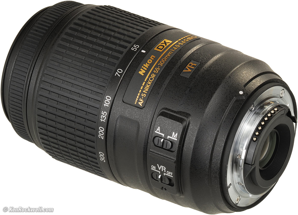 注意事項Nikon AF-S DX 55-300mm F4.5-5.6 G ED VR - レンズ(ズーム)