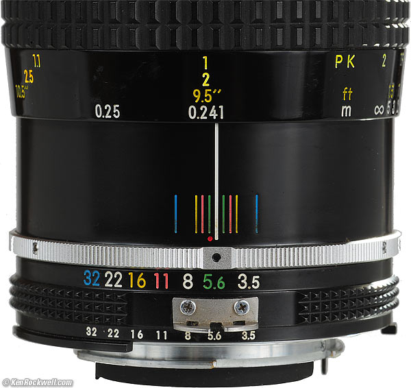 Focus Scale, Nikon 55/3.5