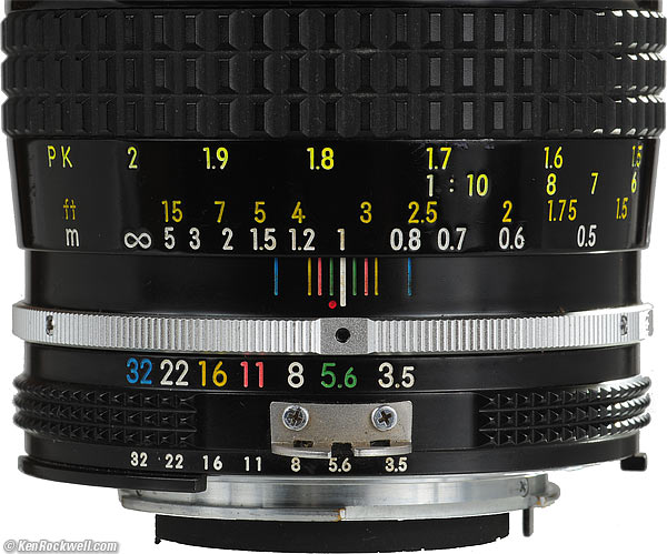 Focus Scale, Nikon 55/3.5