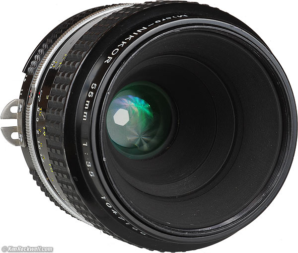 Front of Nikon 55mm f/3.5