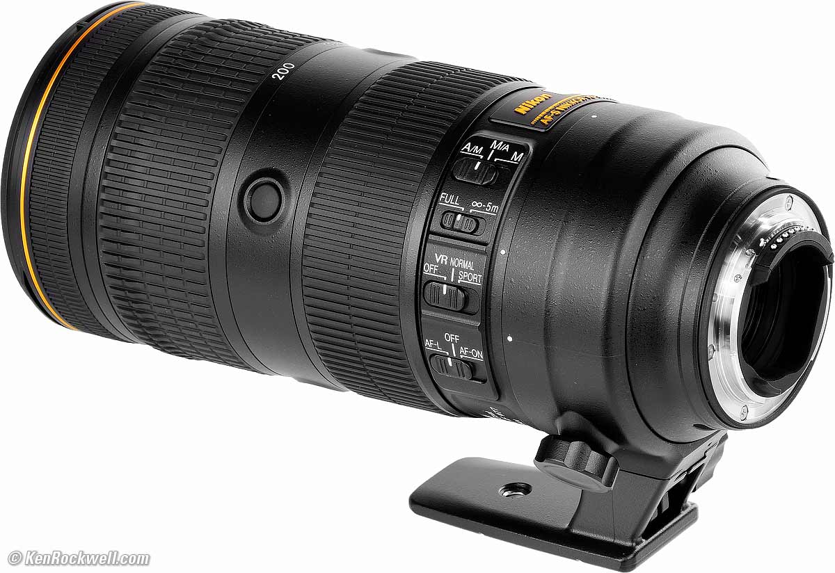 MENGS NF-200 1/4 Kamera Clamp für Nikon 70-200mm F2.8 VR/VRII Solide Aluminium Schnellspanner Linse Stativteller Fuß 
