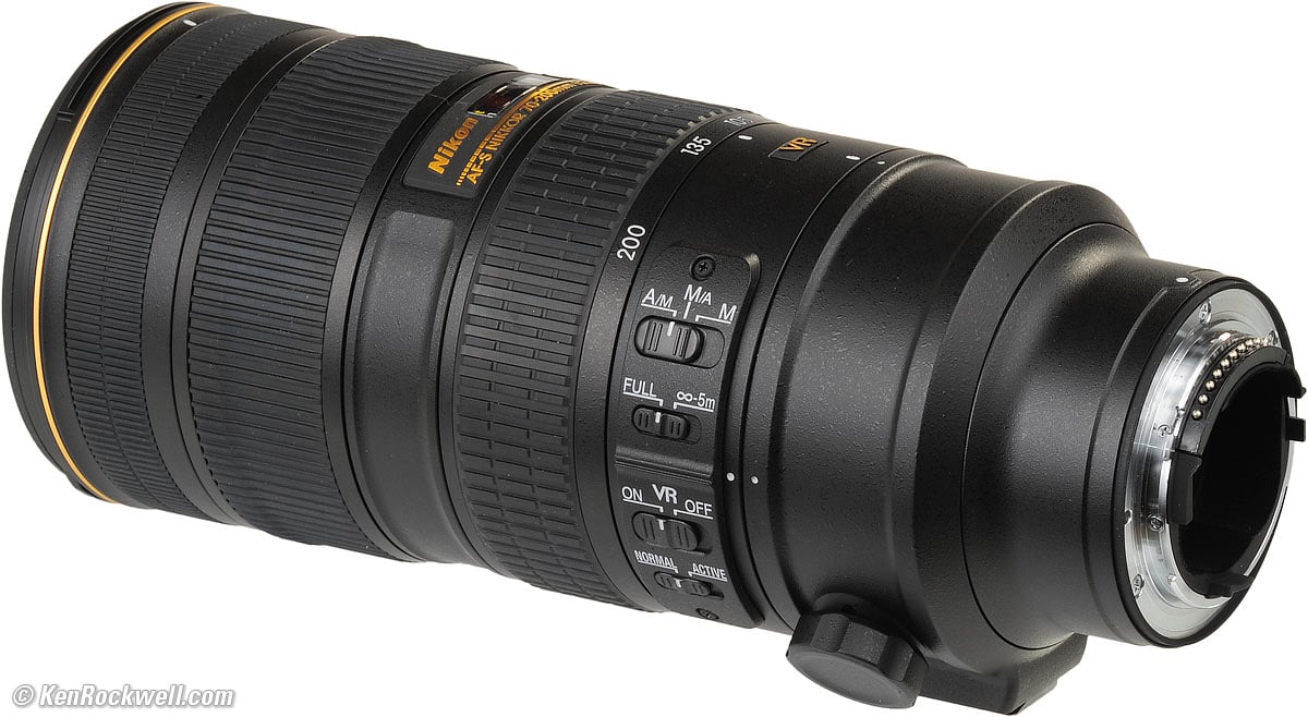 Nikon AF-S 70-200mm F2.8G II VR NikkorED-