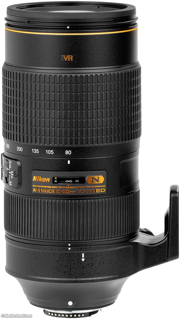 カラフルセット 3個 13319 Nikon AF Nikkor 80-400mm VR 手ぶれ補正