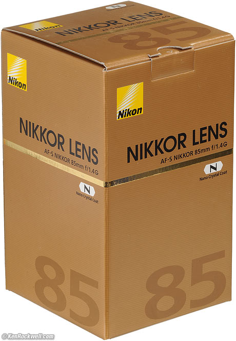 Nikon 85mm box