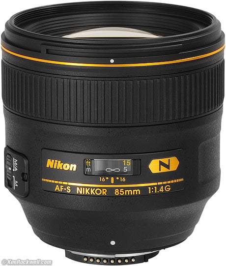 Nikon 85mm f/1.4 G