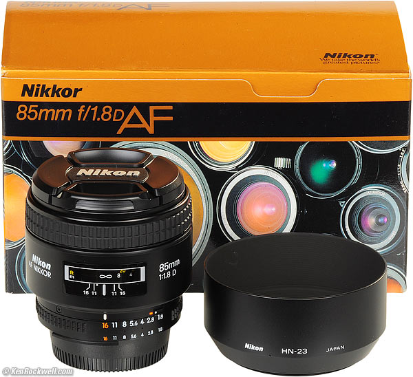 Nikon AF NIKKOR 85mm f/1.8D