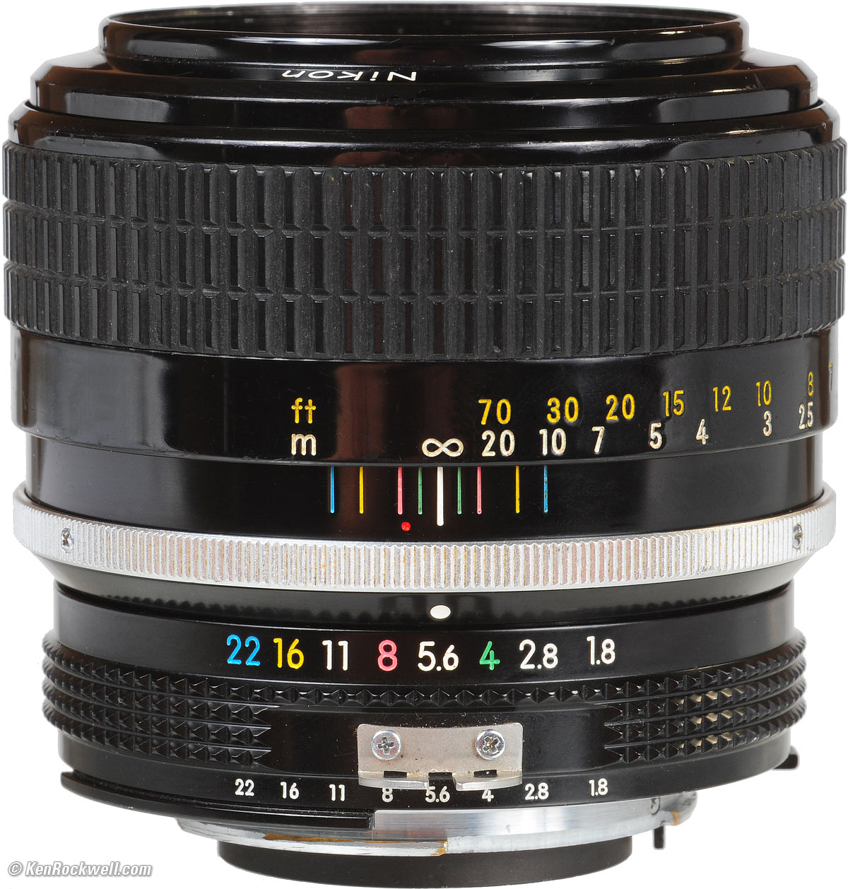 ニコンFマウント_カルナスNikon ニコン New Nikkor 85mm f1.8 非Ai