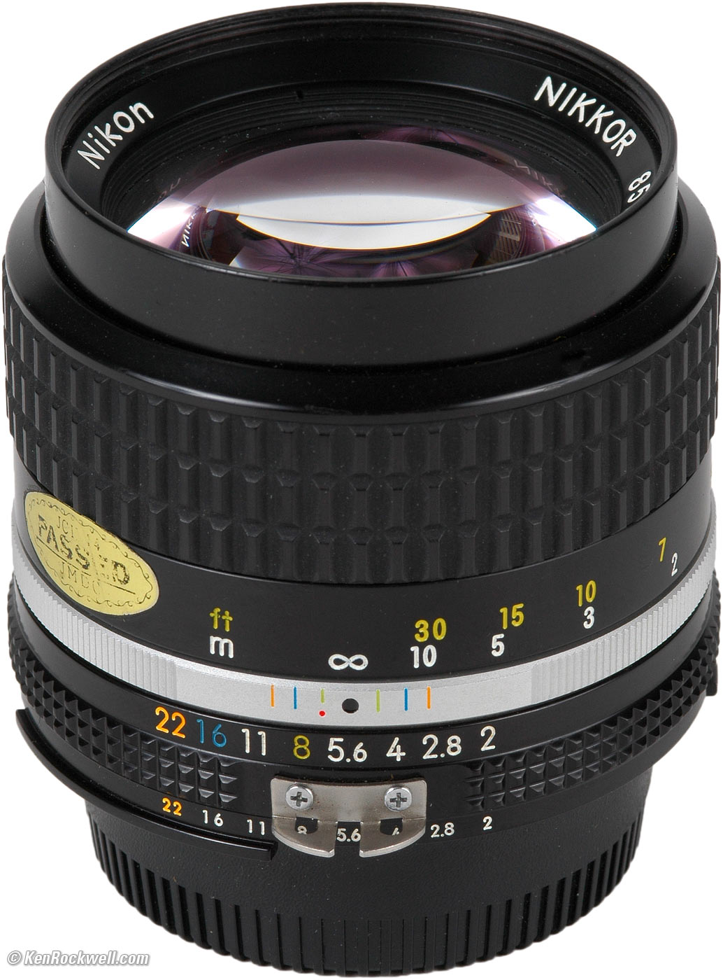 ニコン Ai-S NIKKOR 85mm F2バイセル一眼カメラ用レンズ - レンズ(単焦点)