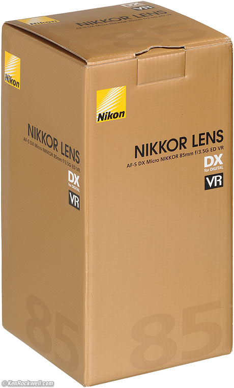 Nikon 85mm f/3.5 DX VR Macro