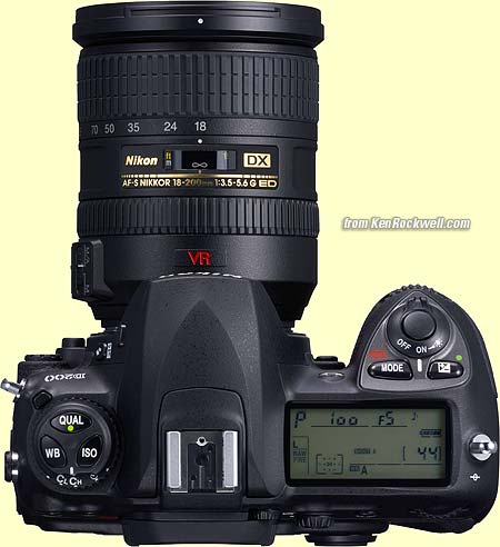 Nikon D200 top