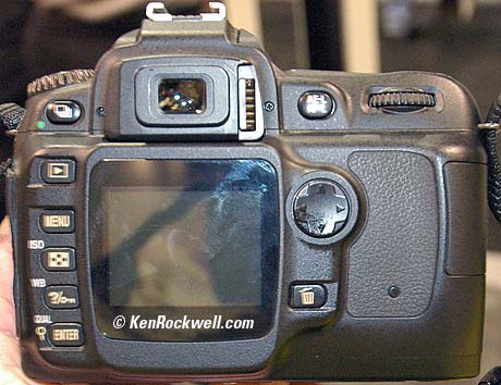 Nikon D50 rear