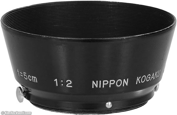 Nikon 5cm f/2 hood