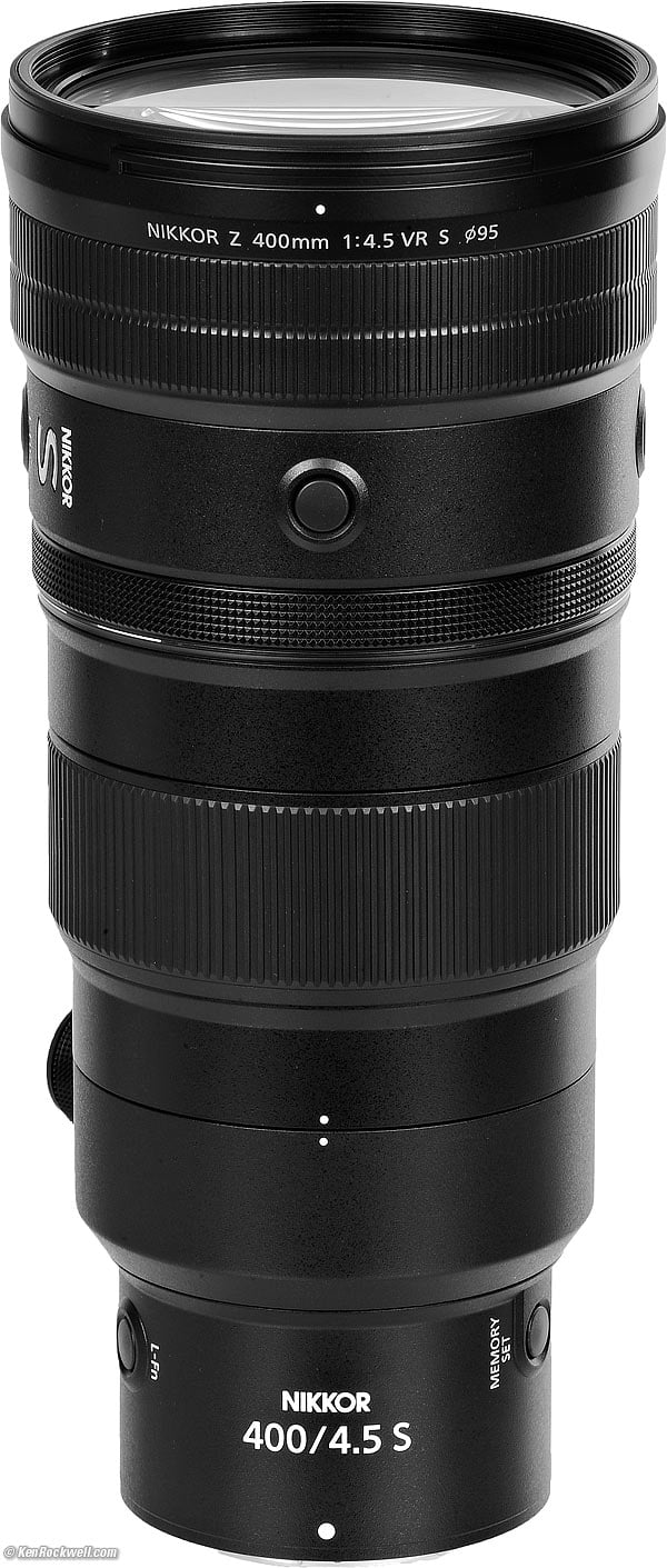 Nikon Z 400mm f/4.5 VR Review by Ken Rockwell