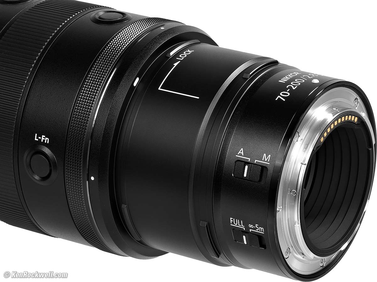 Nikon Z 70-200mm f/2.8 II Review by Ken Rockwell