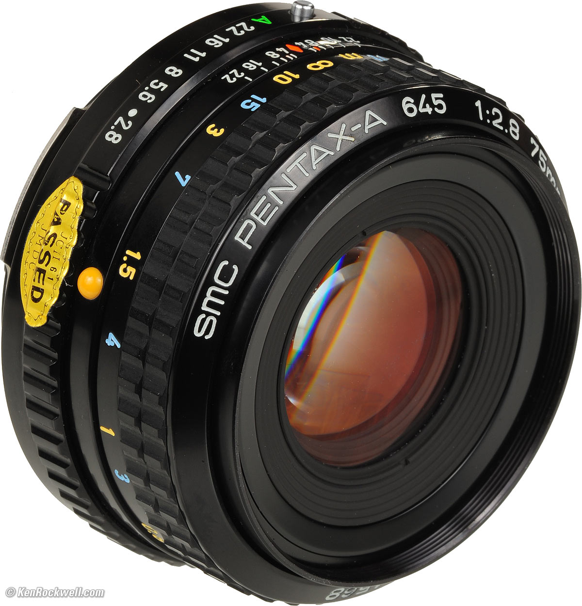WEB限定カラー PENTAX-A SMC レンズ(単焦点) 645 75mm 1:2.8 レンズ(単 ...