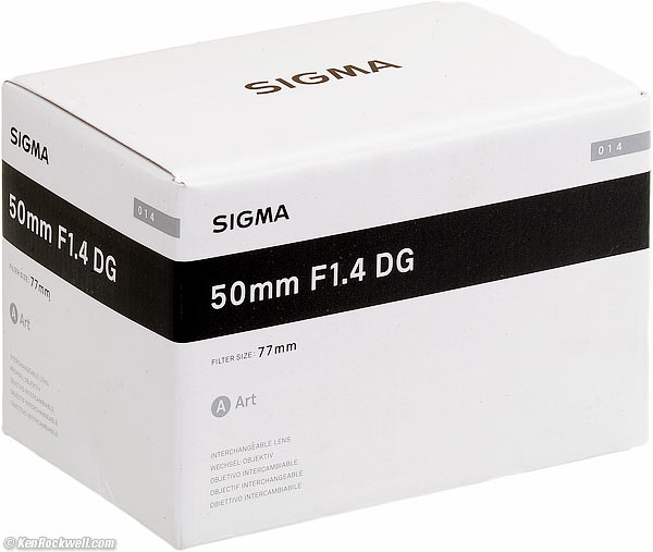 Sigma 50mm f/1.4 DG HSM