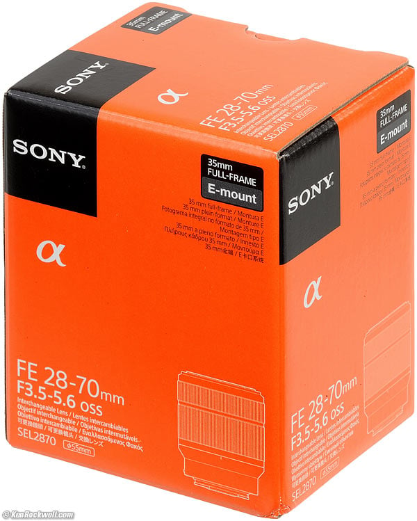 Sony FE 28-70mm OSS