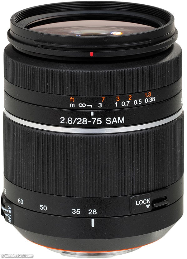 カメラ レンズ(ズーム) Sony 28-75mm f/2.8 Review