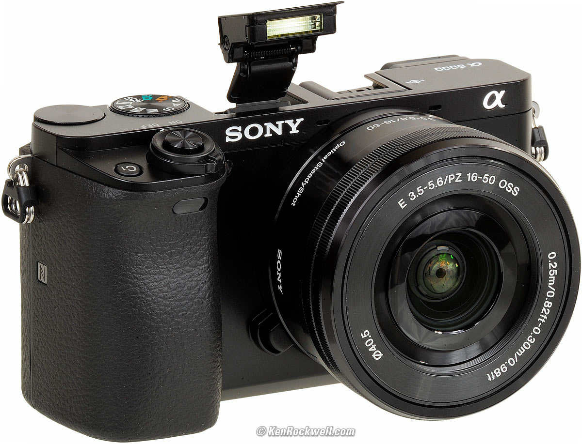 sony dslr 6000l black