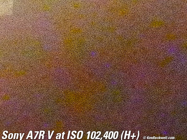 Sony A7R V High ISO Sample Image File
