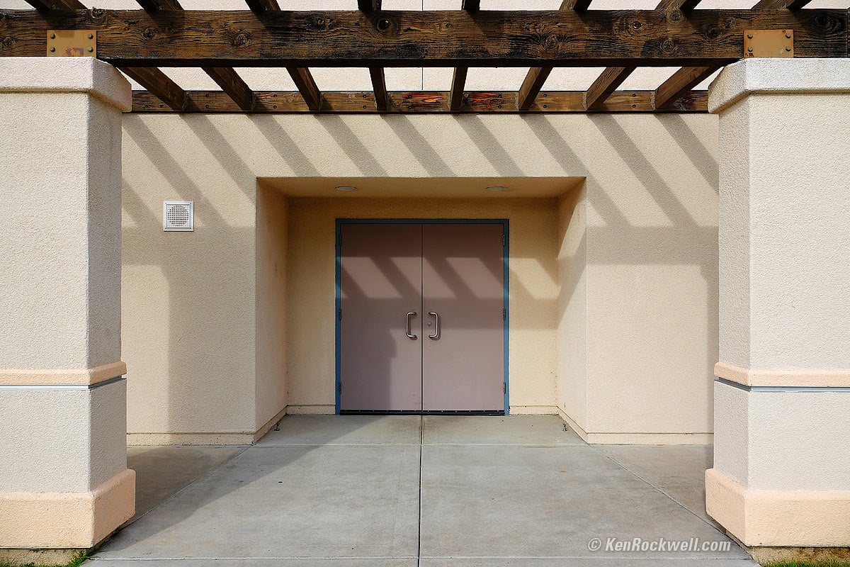 Rectangular industrial doors and trellis