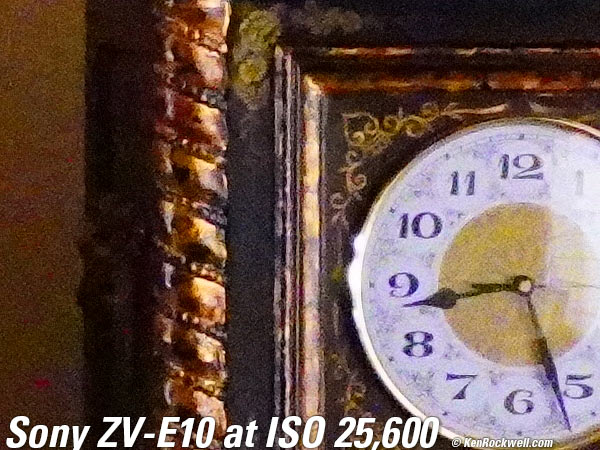Sony ZV-E10 High ISO Performance Sample Image File