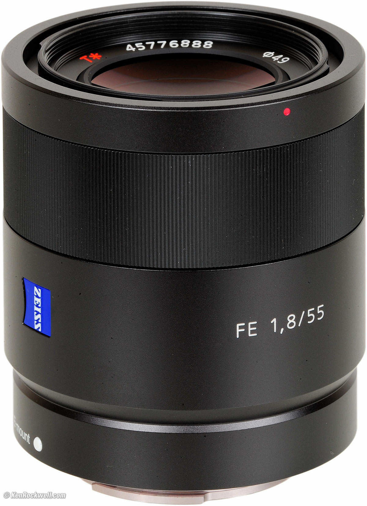 sony zeiss 55mm lens