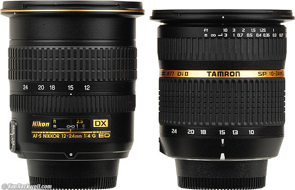 Nikon 12-24mm and Tamron 10-24mm