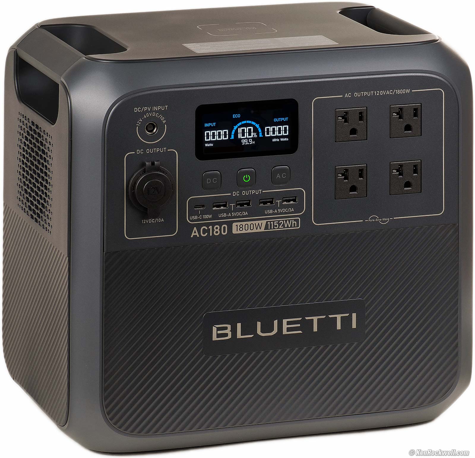 BLUETTI AC180 Solar Portable Power Station