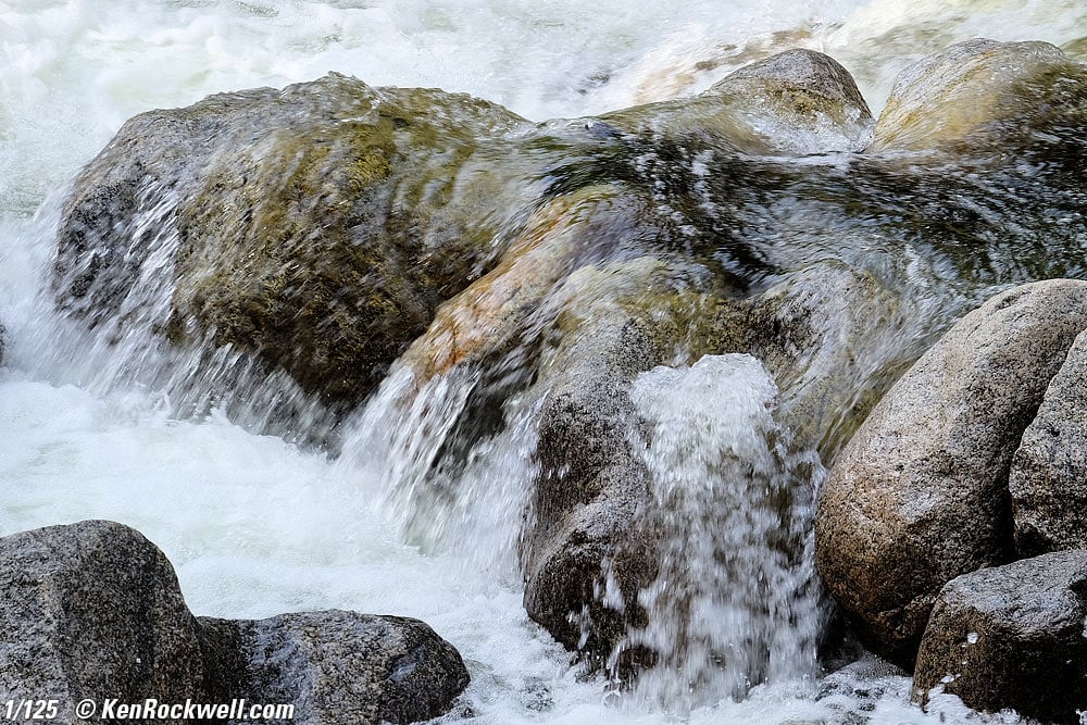 fast shutter speed photography water