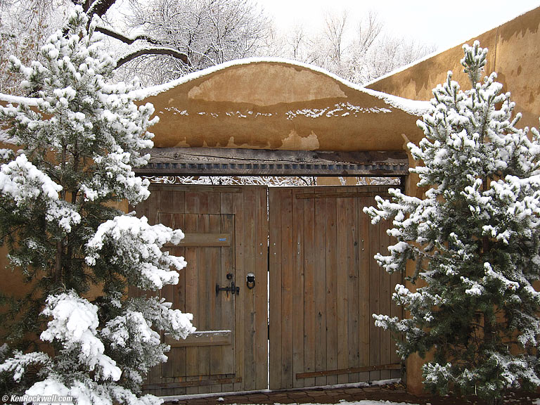 Frozen Door, Taos, New Mexico.