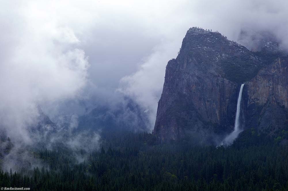 Dull and Blue, Tunnel View, Yosemite,