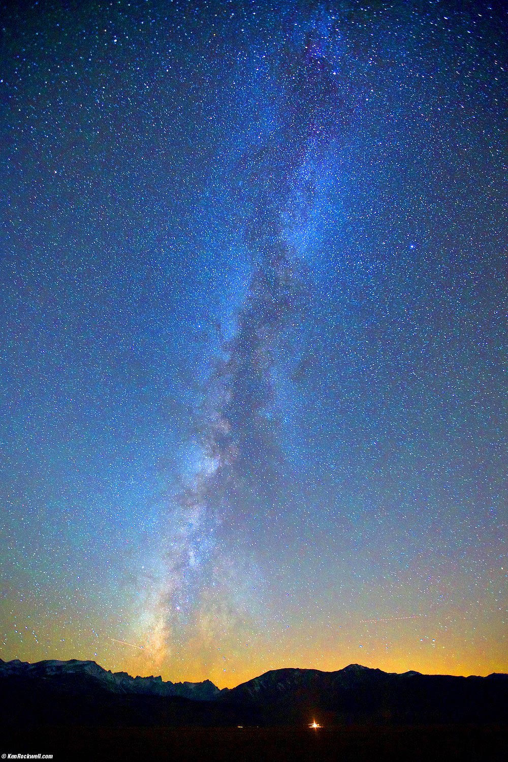 The Milky Way as Seen from South-Southwest of Bridgeport