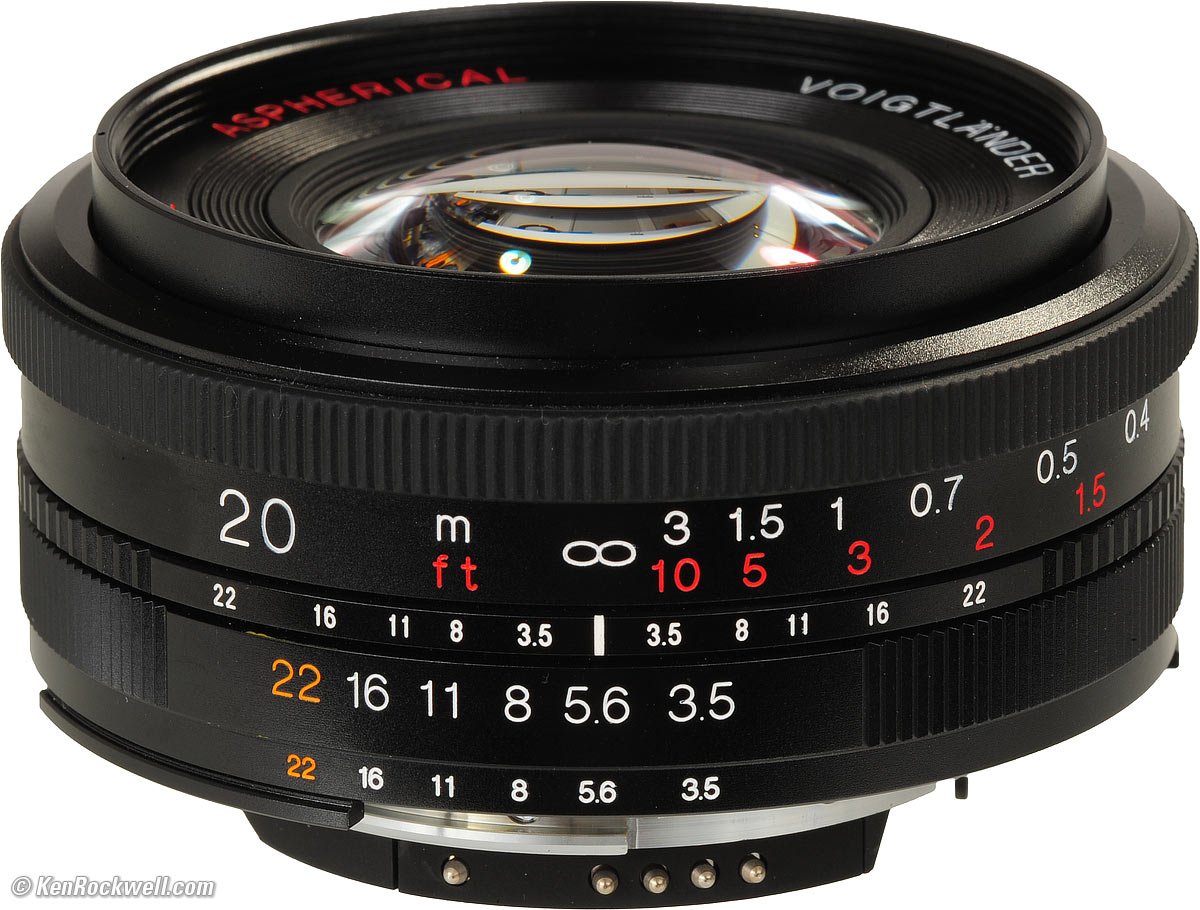 Voigtlander COLOR-SKOPAR 20mm F3.5 SL II-