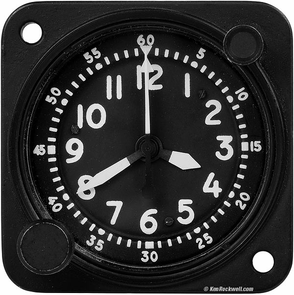 S-1317 Cessna Instrument Clock 