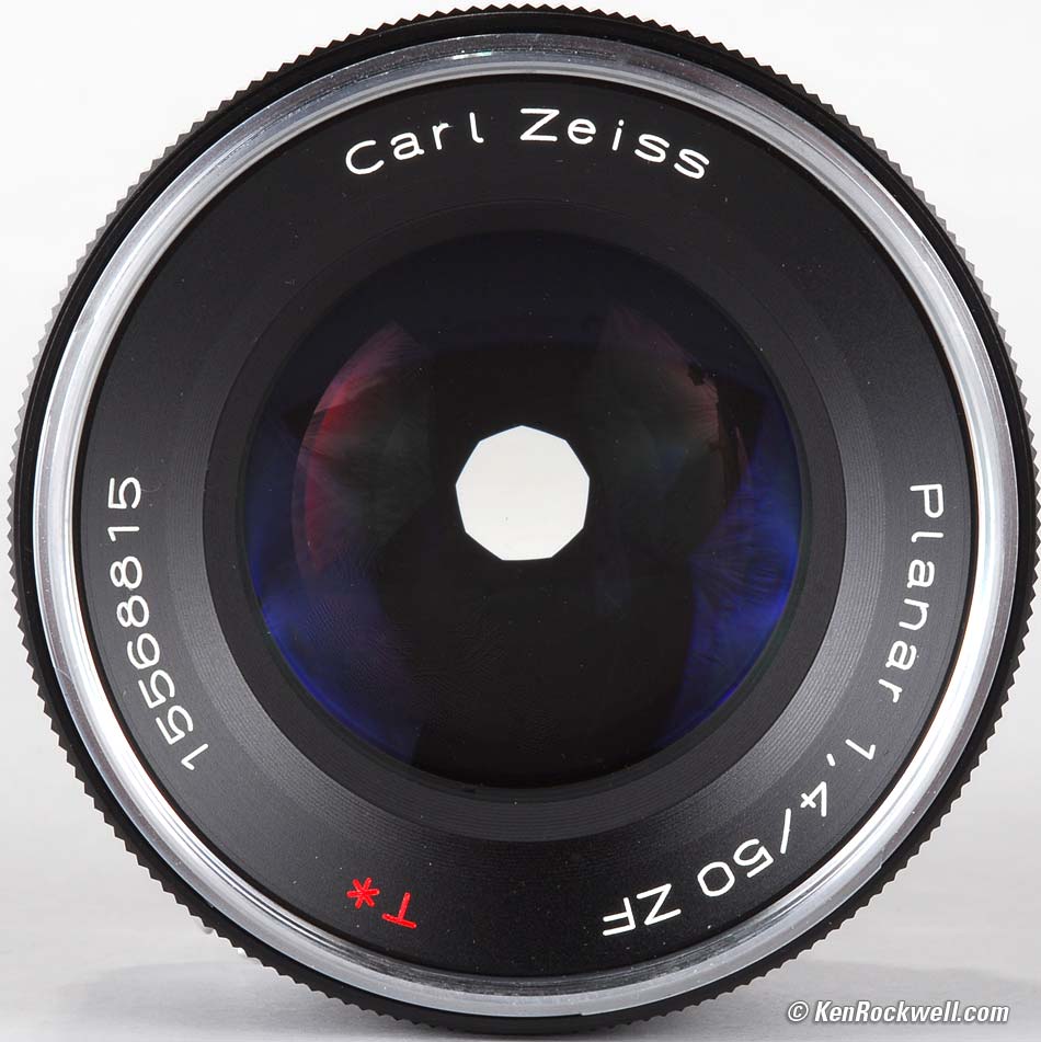 絶版モデル！Carl zeiss Planar 50mm f1.4 ZF