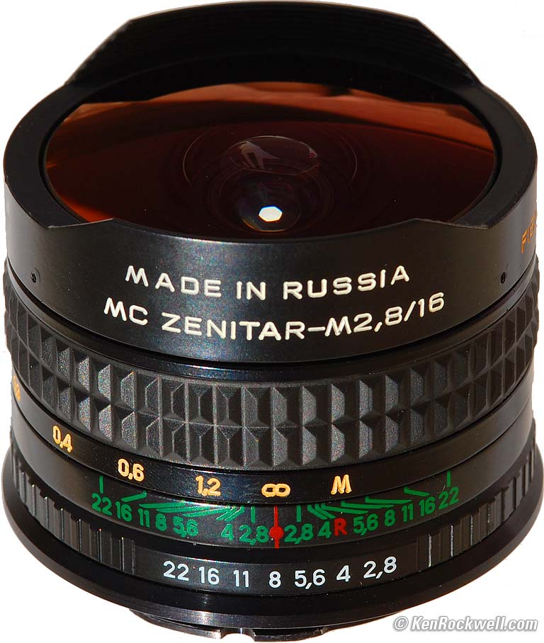 希少ZENITAR MC 16mm F2.8 フィッシュアイ 魚眼 EFマウント焦点距離12mm18mm未満